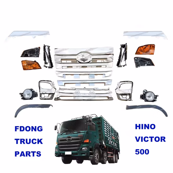 Japanese Truck Body Chrome Painting Parts for Hino 700/500/Dutro 300 Isuzu Npr/Nqr/Forward/Giga Fuso Supergreat/Canter/Fighter Ud Quon/Cwa451/Pkb/Cwm454/Quester